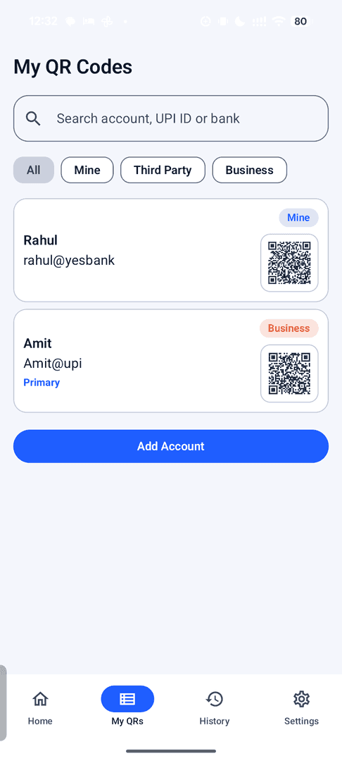 My UPI QR Codes - Apps on Google Play image 2