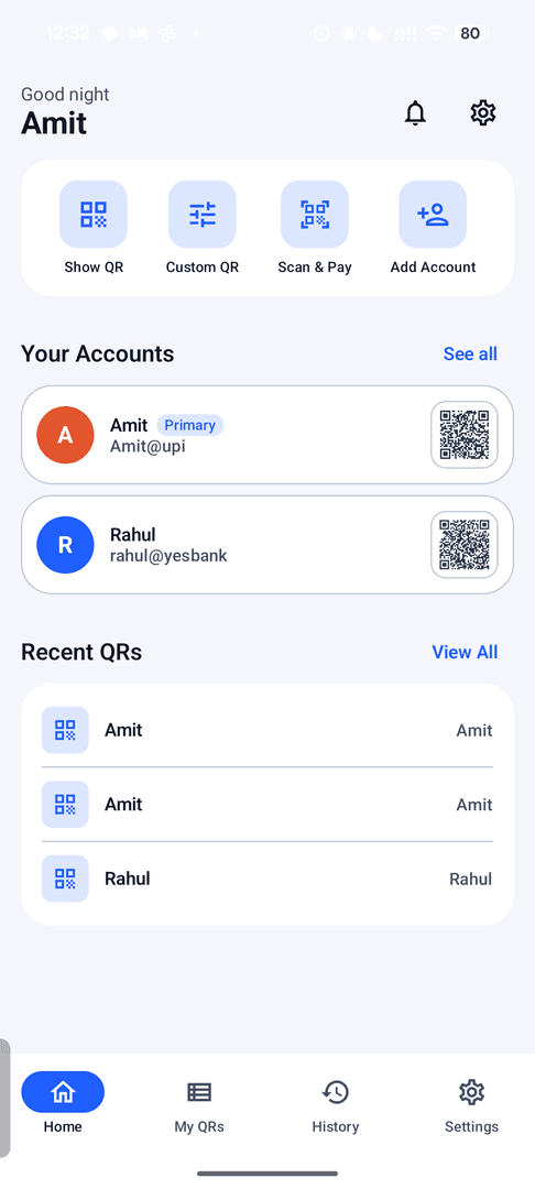 My UPI QR Codes - Apps on Google Play image 1
