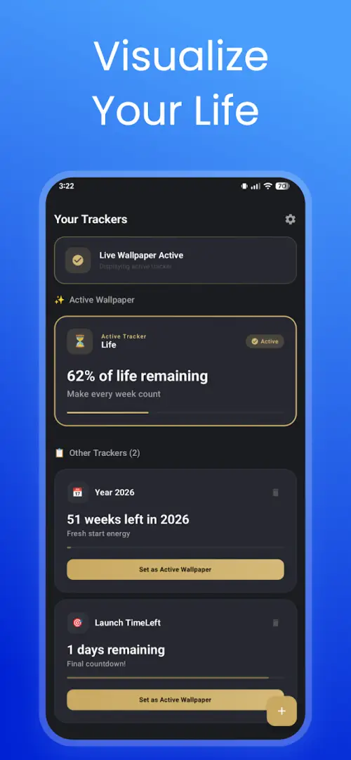 TimeLeft: Visualize Your Life image 1