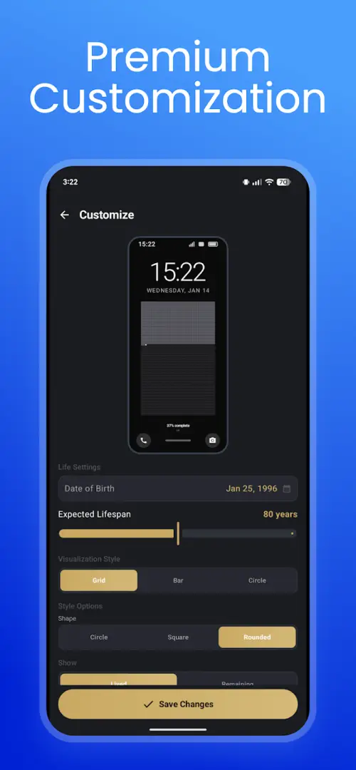 TimeLeft: Visualize Your Life image 2
