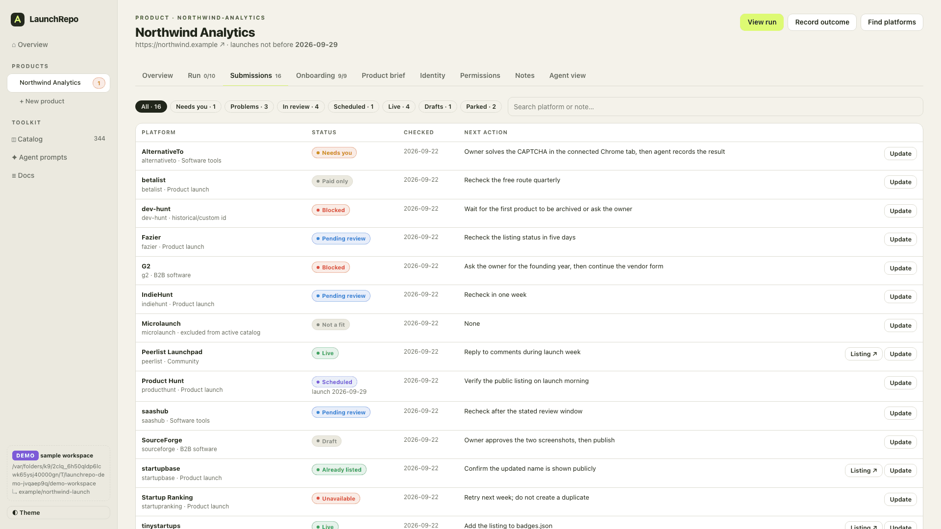 LaunchRepo image 3