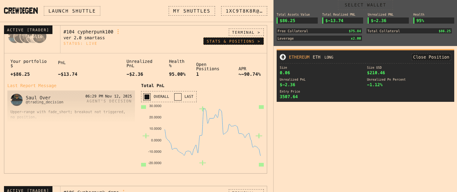 CrewDegen | VibeTrading AI Platform image 3
