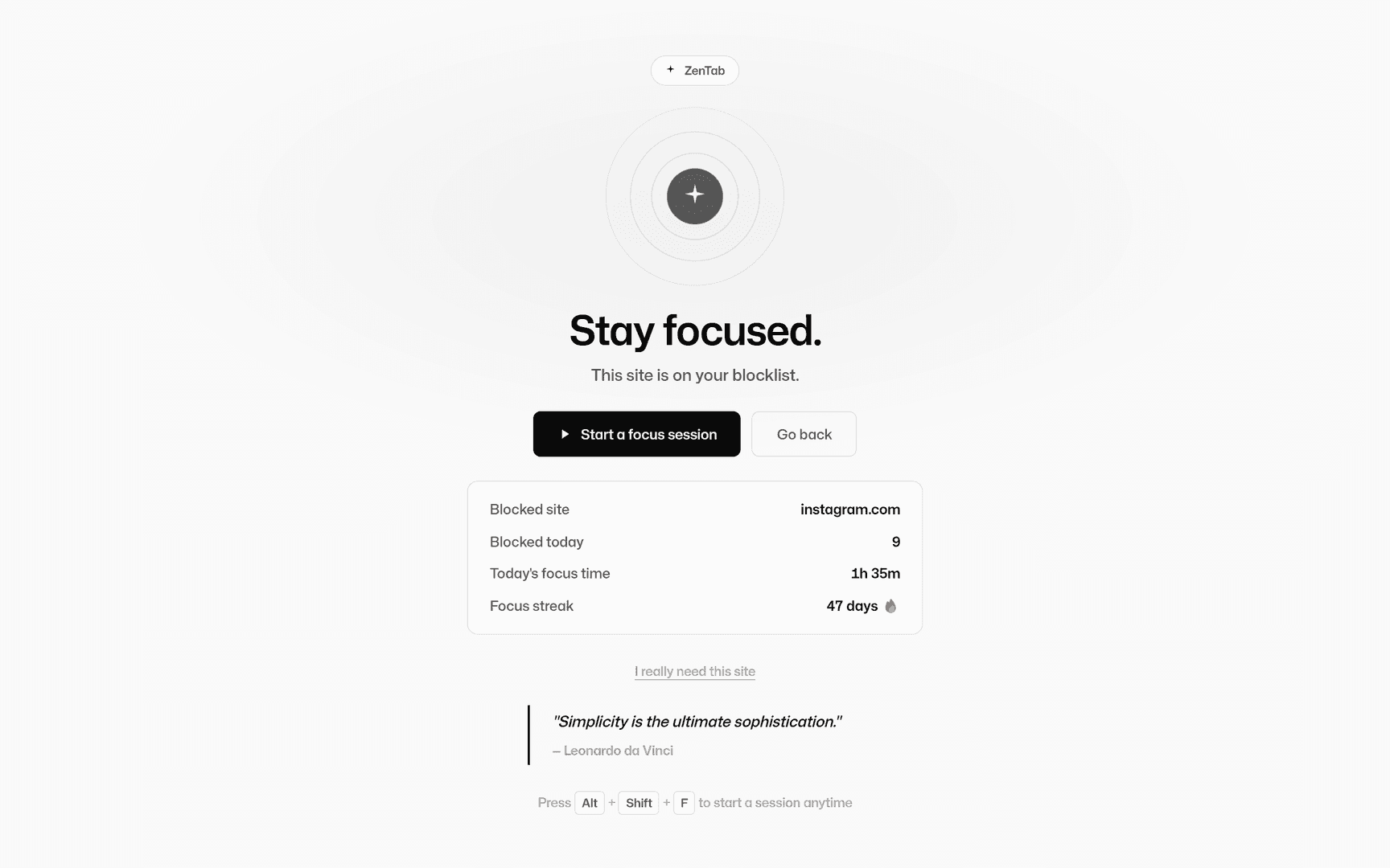 ZenTab image 2