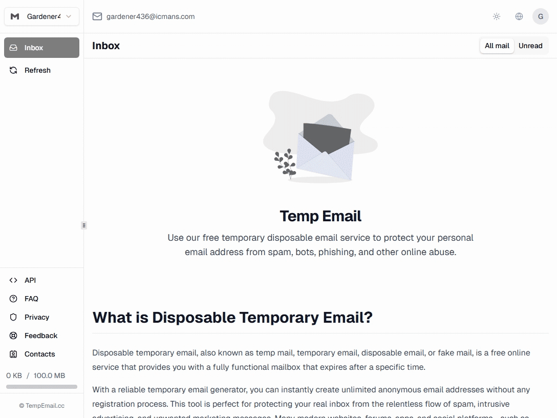 TempEmail.cc image 2
