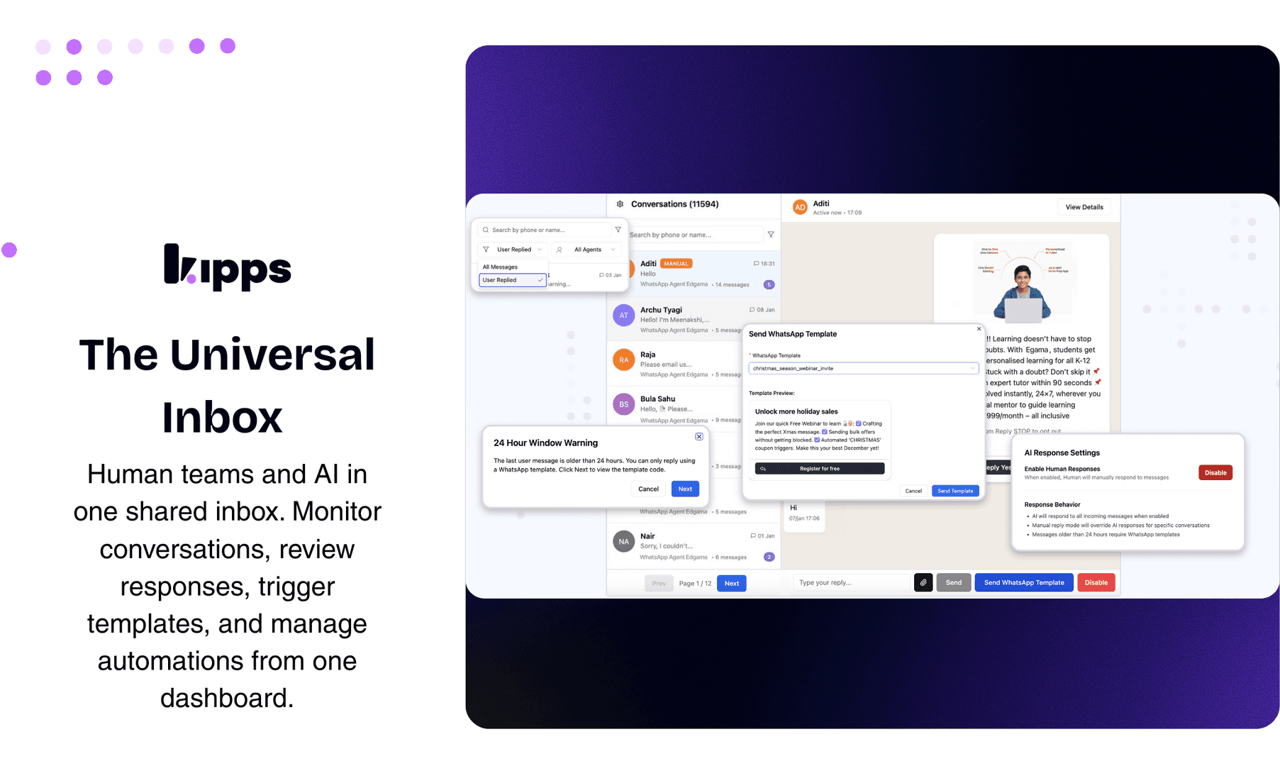 Kipps AI WhatsApp Agent image 3