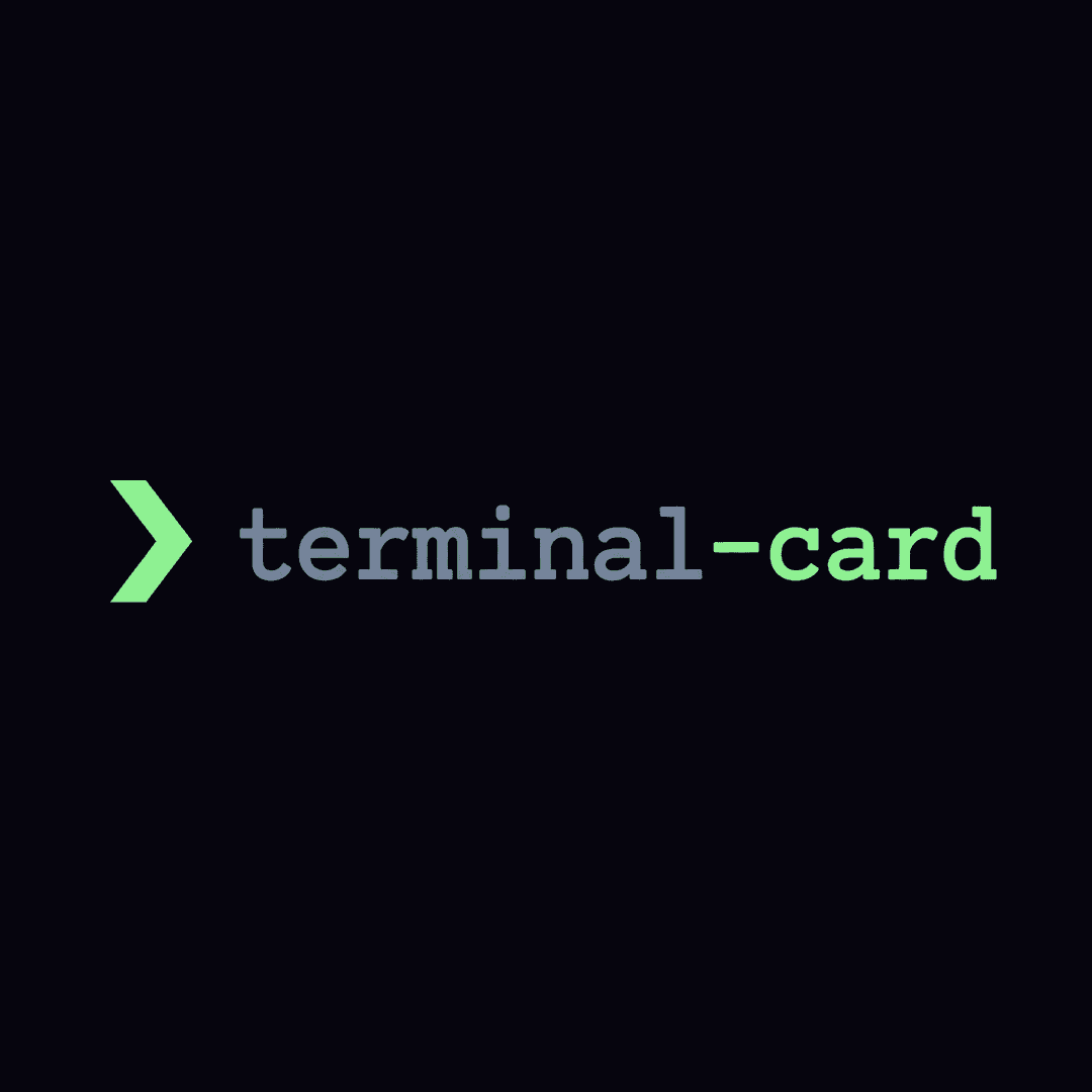 Terminal Card Generator - Github Profiles