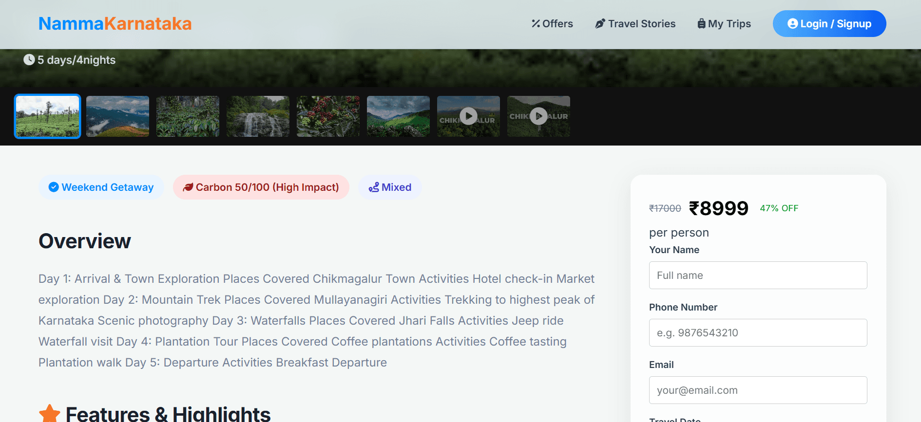 Karnataka Tourism Booking image 3