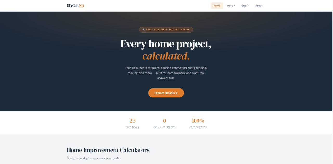 DIYCalcKit — Home Improvement Calculators image 1