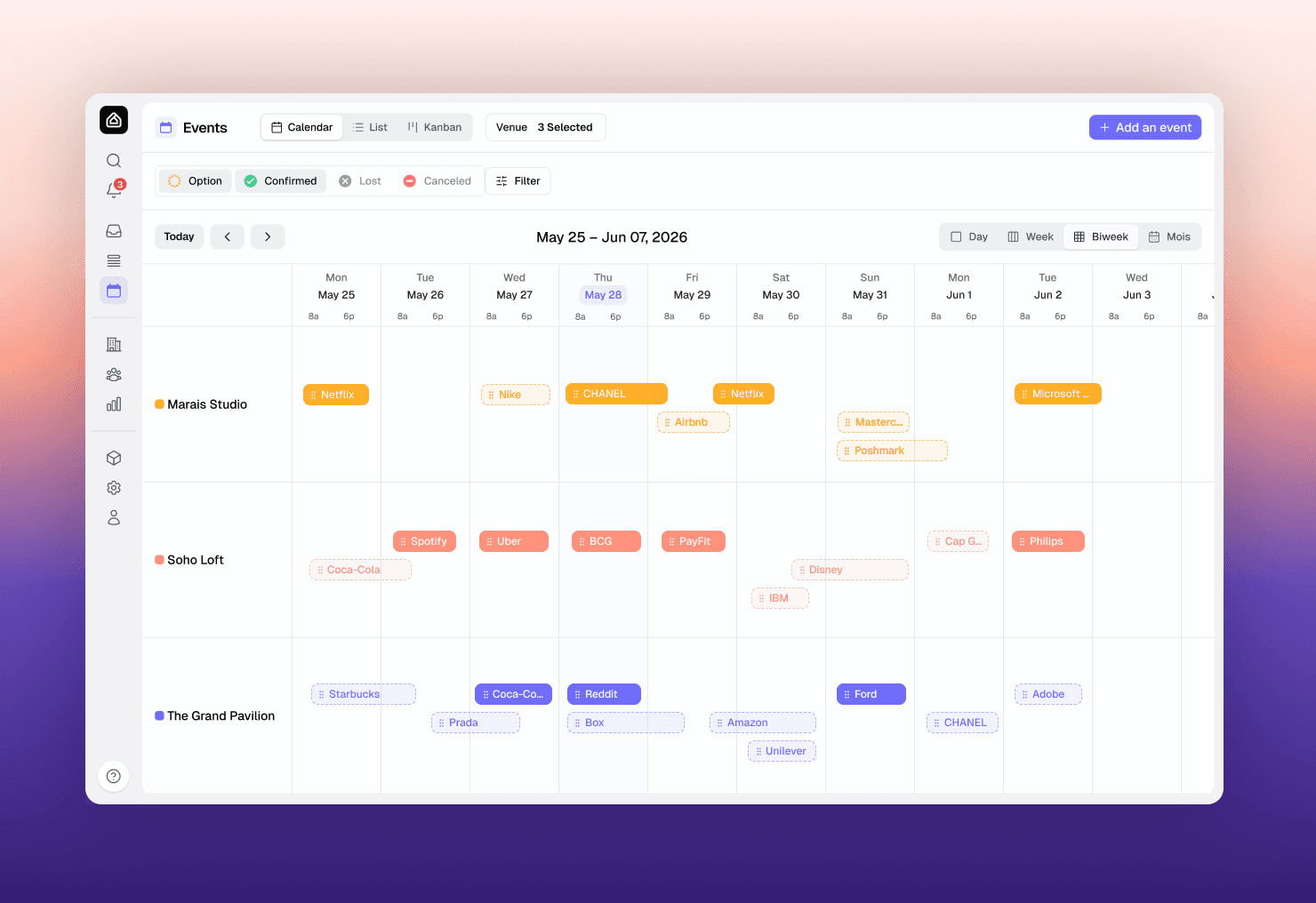 Event venue management software | Joinways image 2