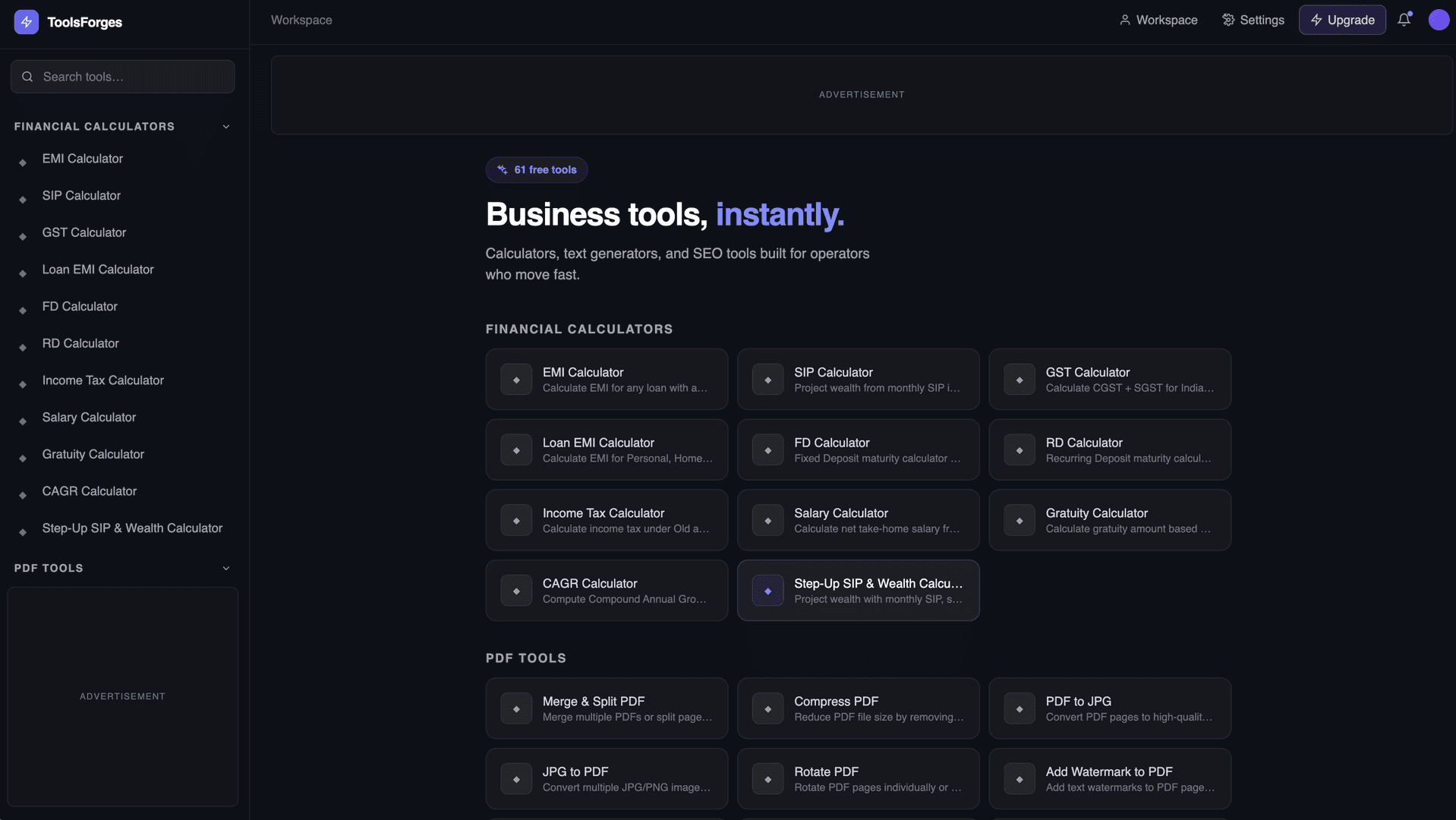 ToolsForges - Business tools, instantly image 4