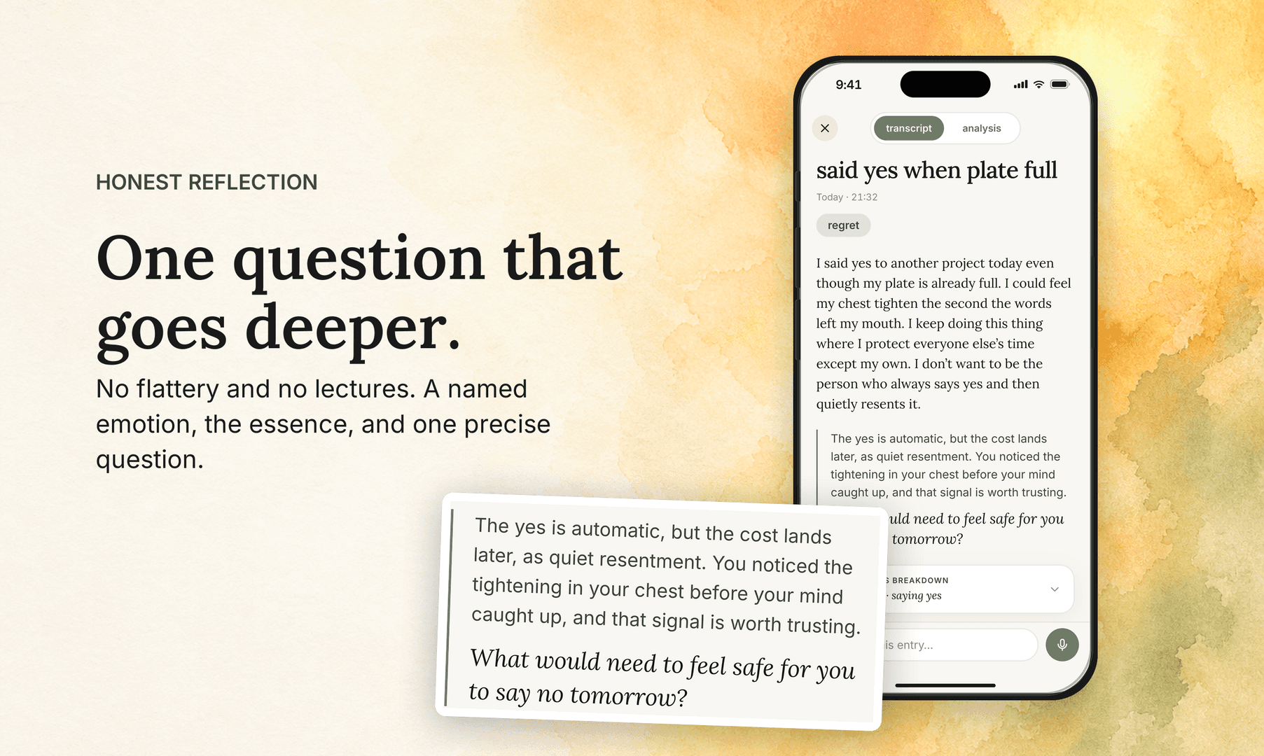Linetta · AI journal to see yourself clearly image 2