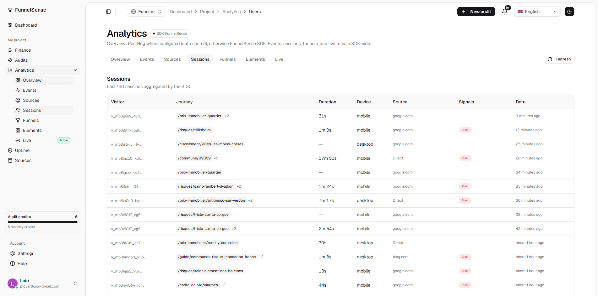 FunnelSense — AI audit for your funnels image 4