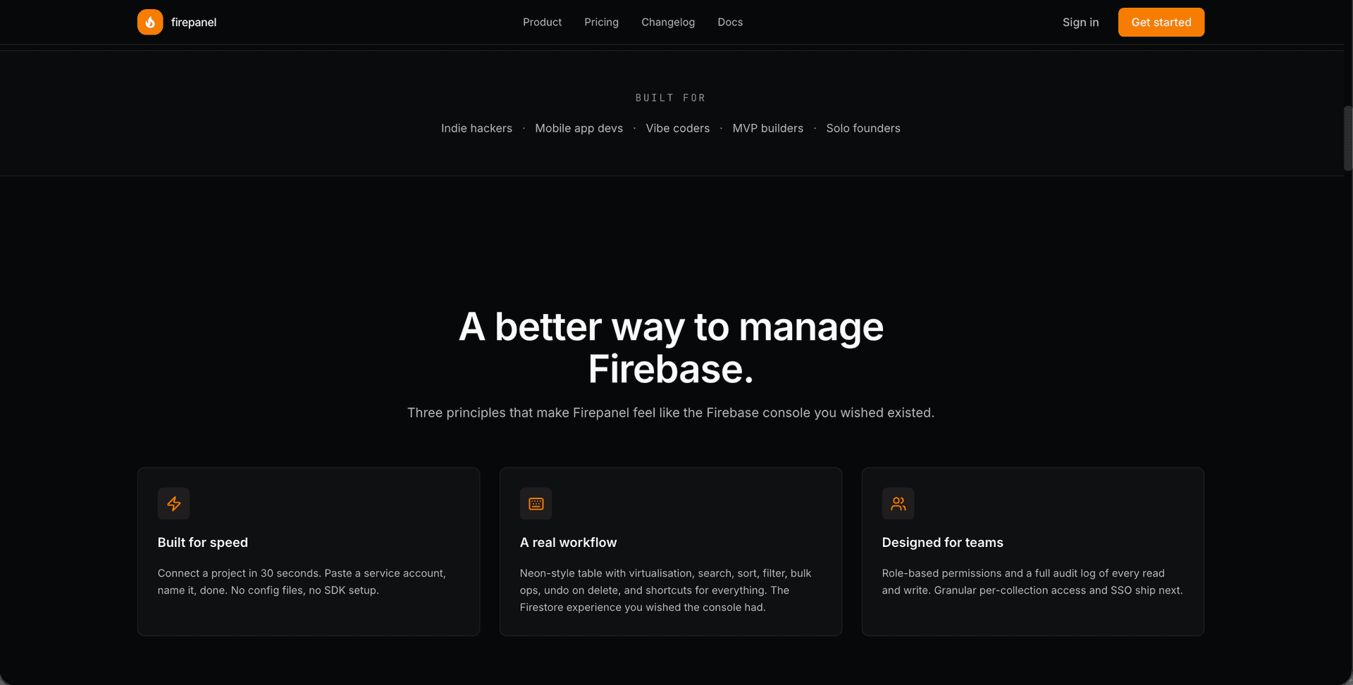 Firepanel — The Firebase admin panel image 2