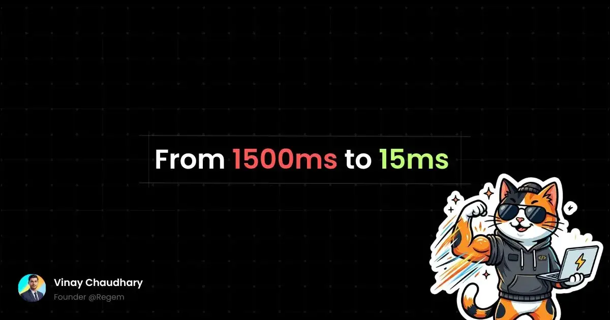 How I built a super-fast production-grade API