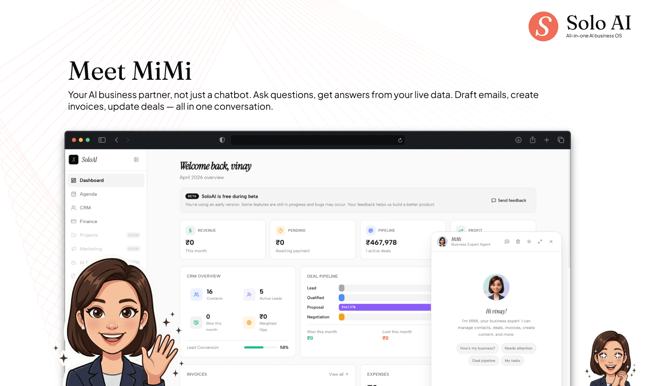 SoloAI — AI Business OS for Small Businesses image 3
