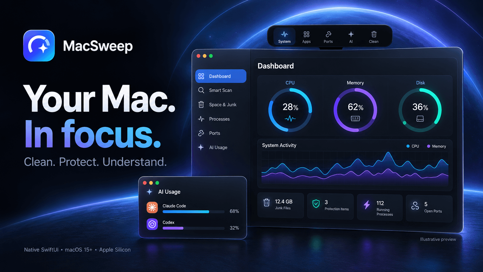 MacSweep — A clearer Mac. A better flow. image 2