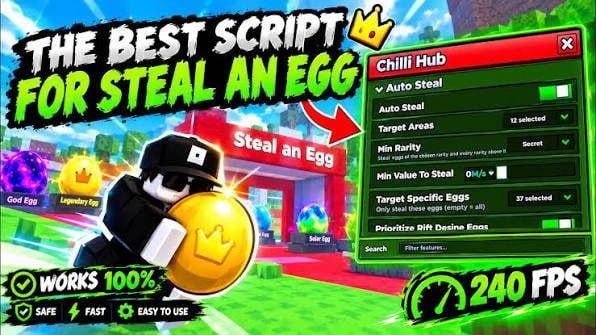 🥚 ShellRaid — Break & Steal An Egg Script image 4
