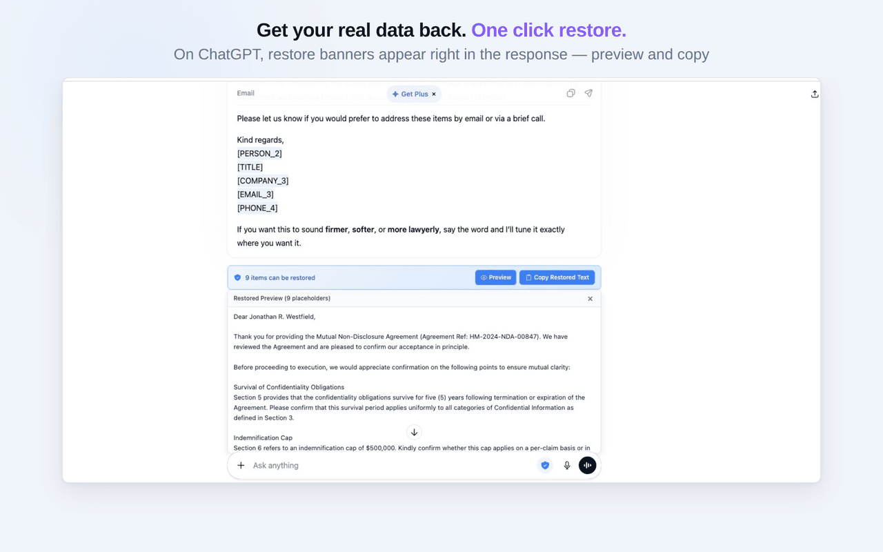 PromptSafe - Unlock ChatGPT for Client Work image 5