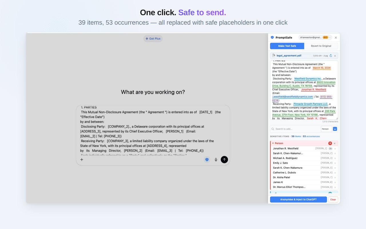 PromptSafe - Unlock ChatGPT for Client Work image 4