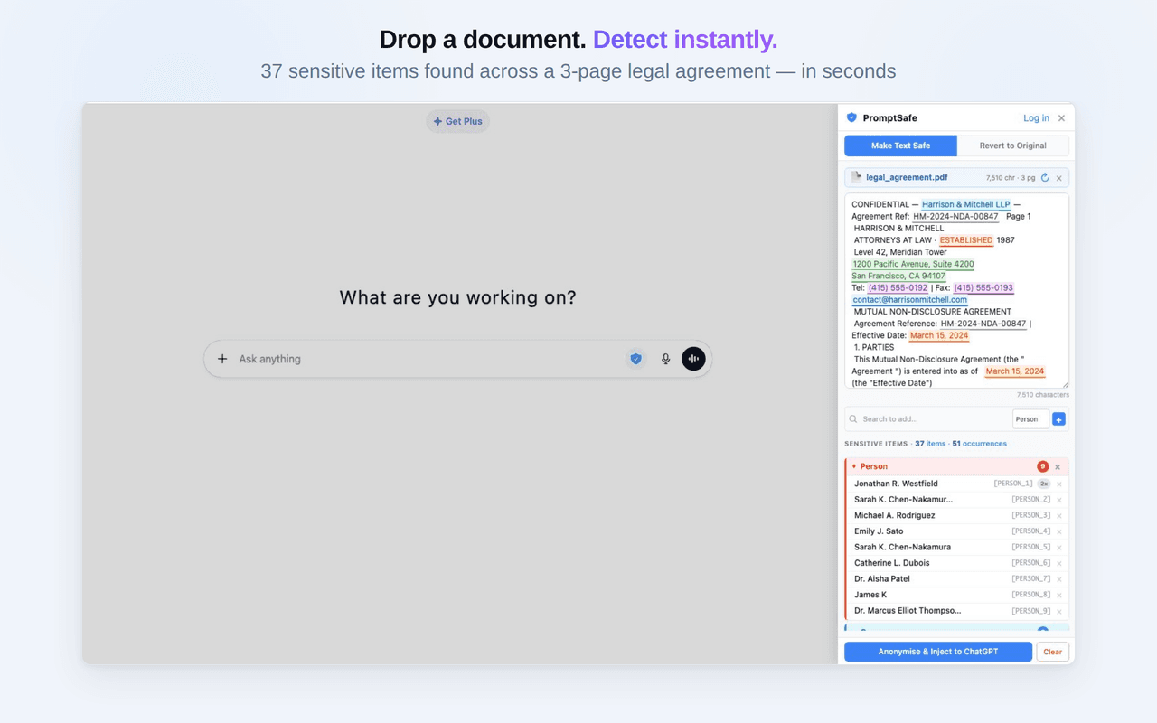 PromptSafe - Unlock ChatGPT for Client Work image 3