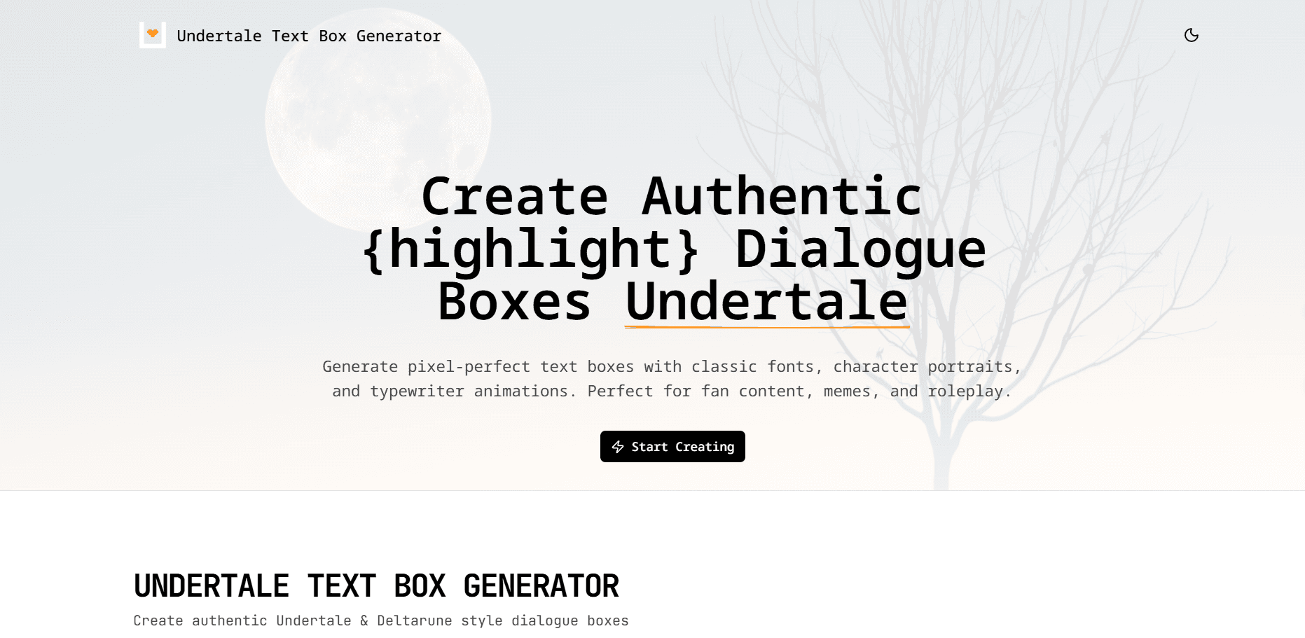 Undertale Text Box Generator image 1