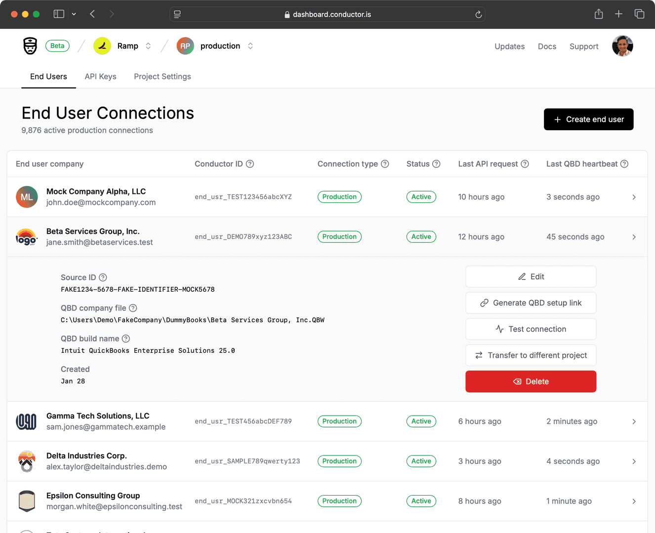 Conductor: QuickBooks Desktop API image 3