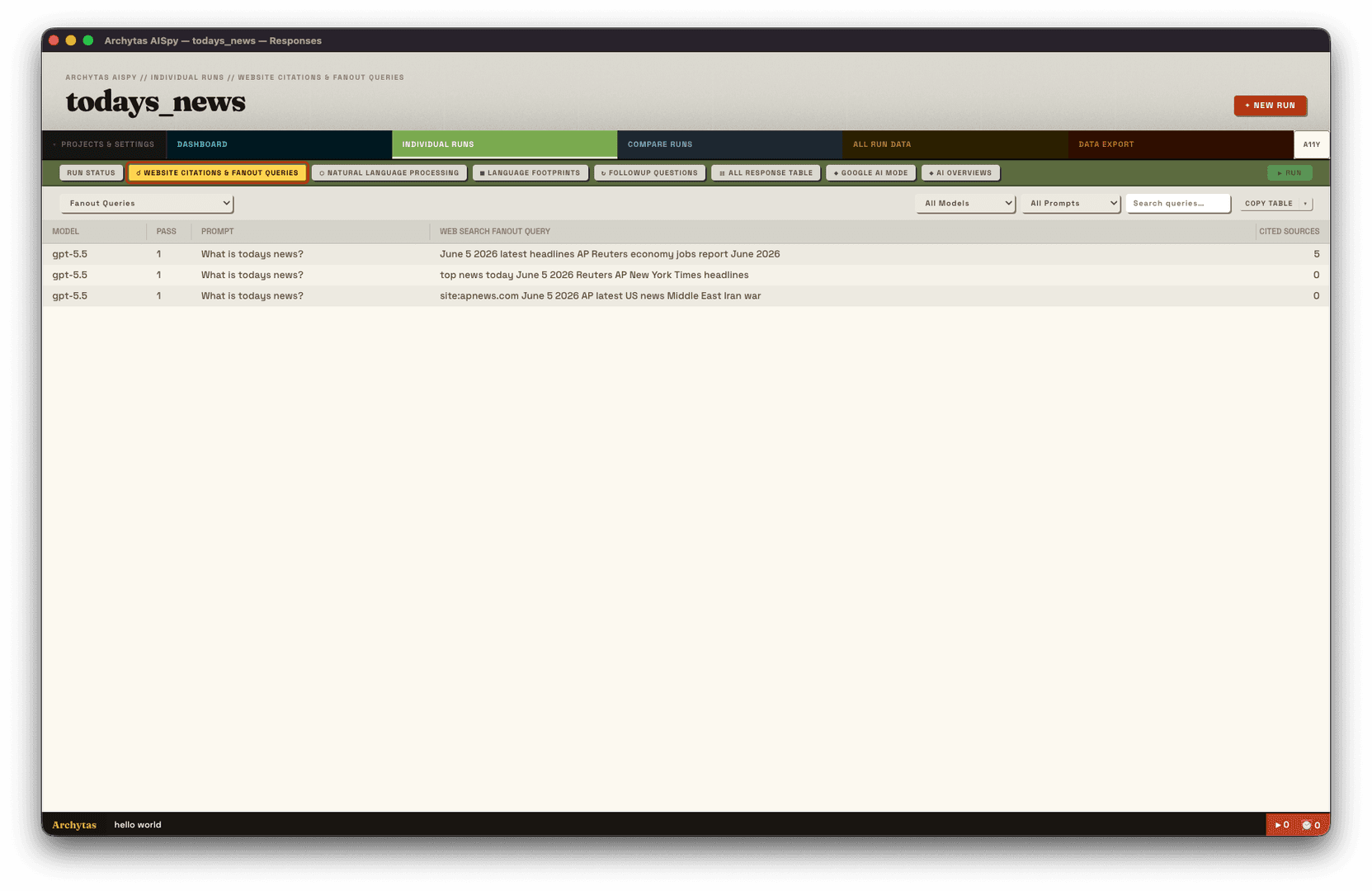 Archytas AISpy AI Visibility Tracker image 2