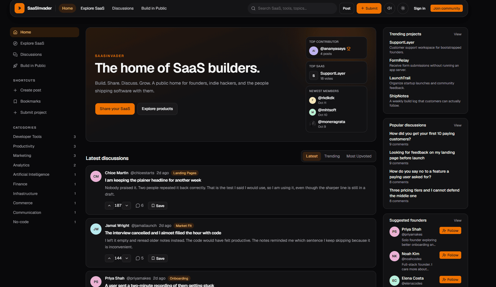 The home of SaaS builders image 1