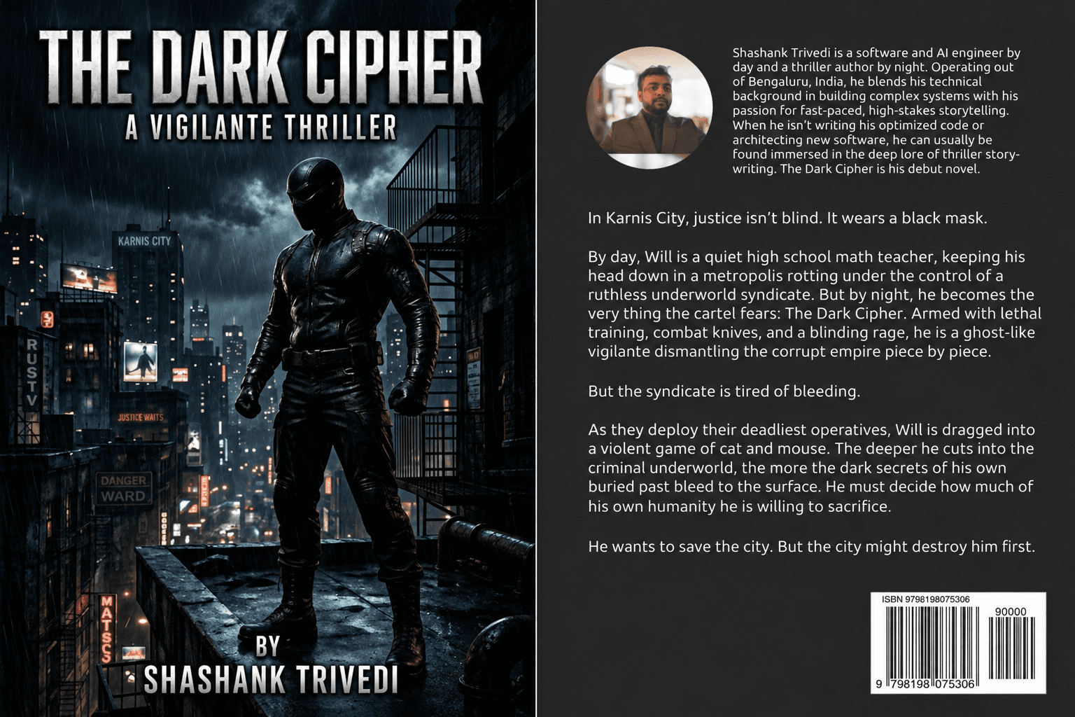The Dark Cipher: A Vigilante thriller Novel image 1