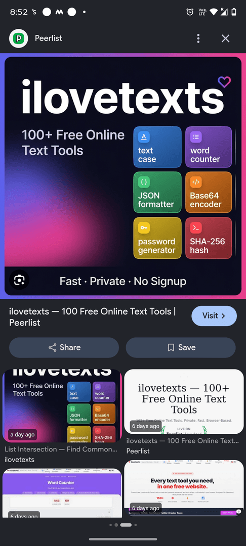 ilovetexts — 100+ Free Online Text Tools