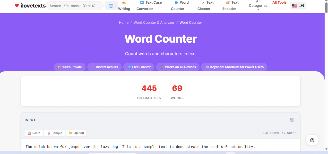 ilovetexts — 100+ Free Online Text Tools image 3