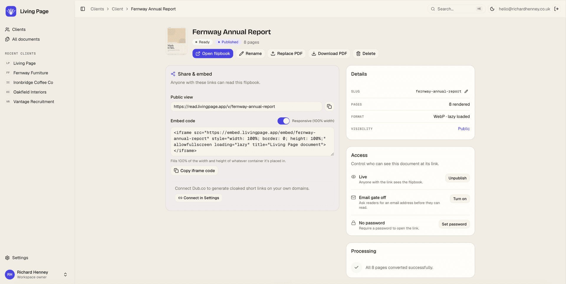 Living Page — turn any PDF into a living page image 4