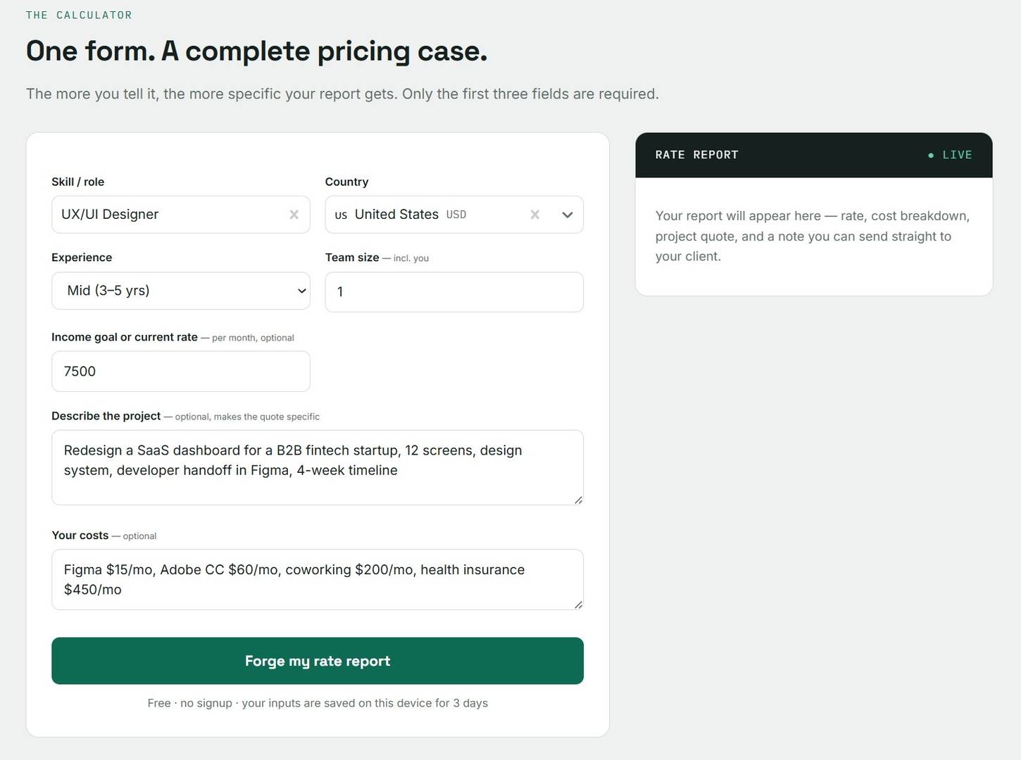 RateForge image 2