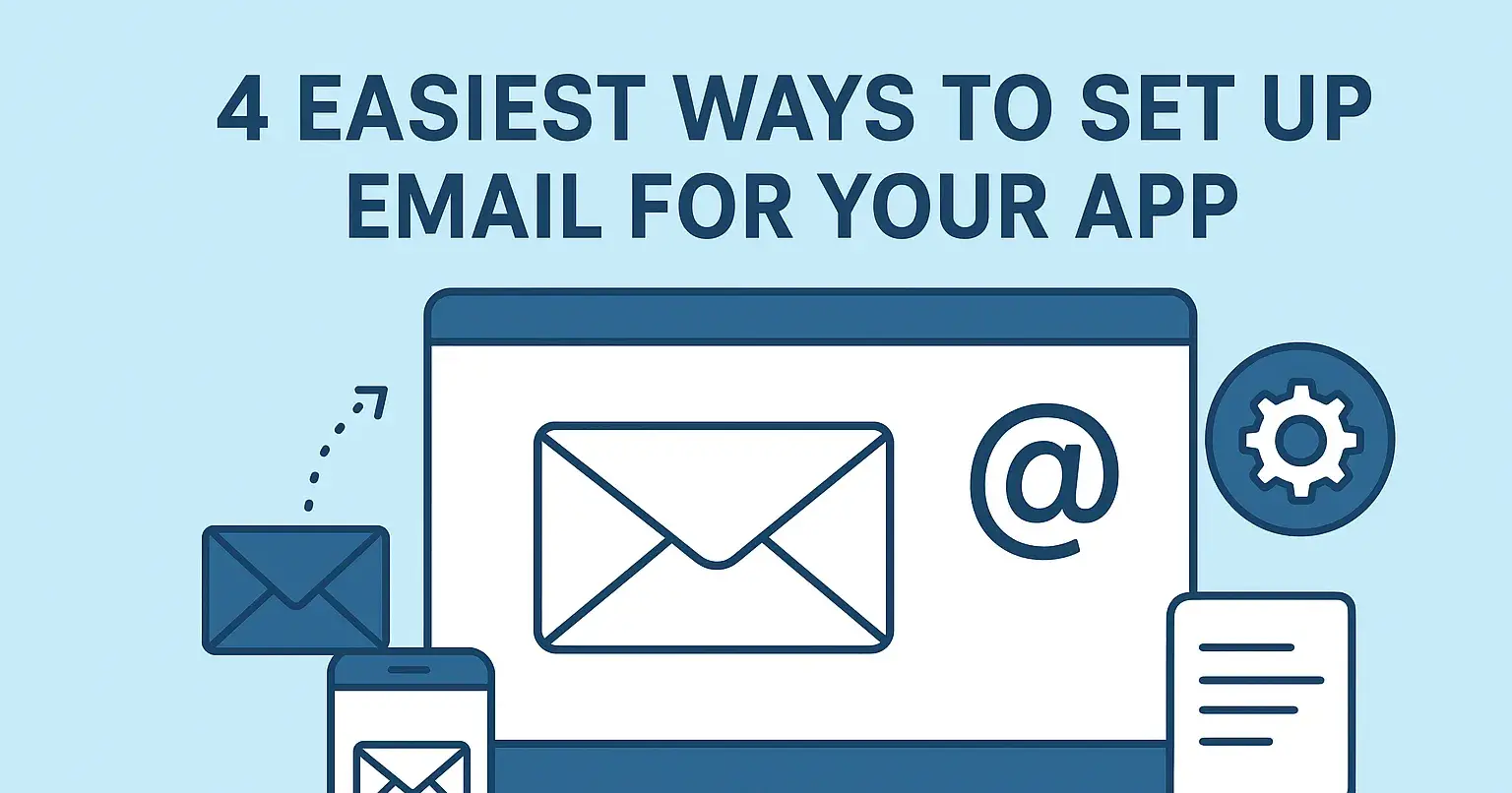 4 Easiest Ways to Set Up Email for Your App (With Real Examples)