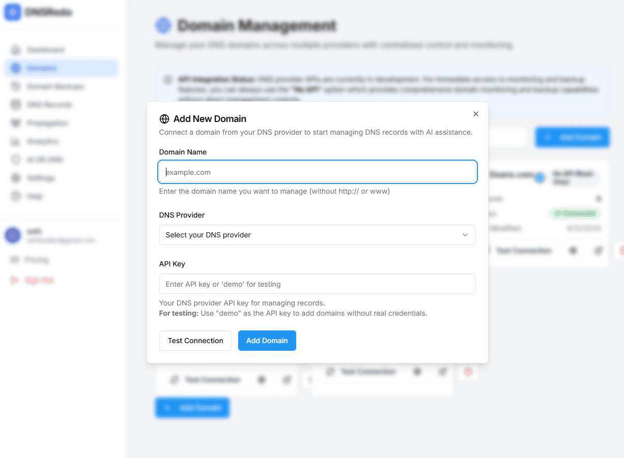 DNSRedo - Intelligent DNS Management Platform image 3
