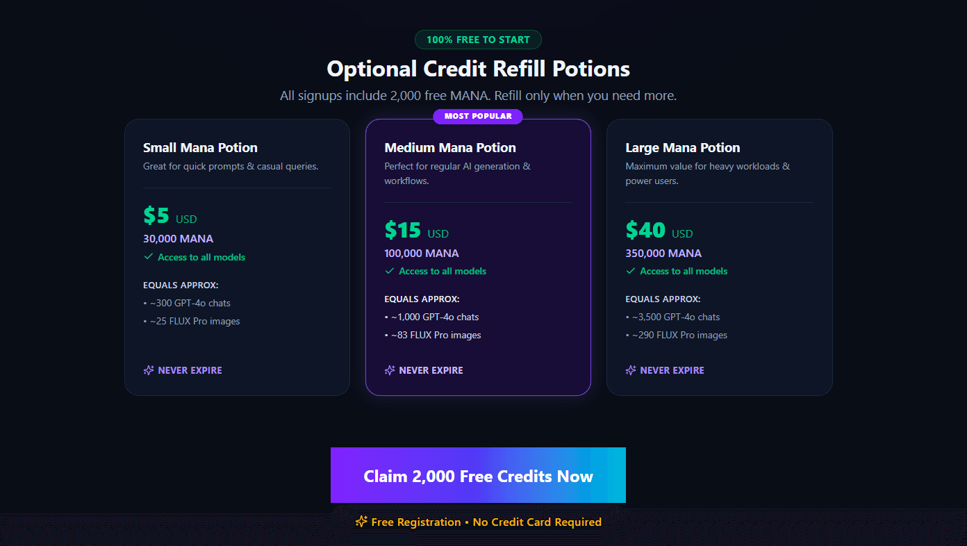 MANA AI — Magic-Powered Intelligence image 1
