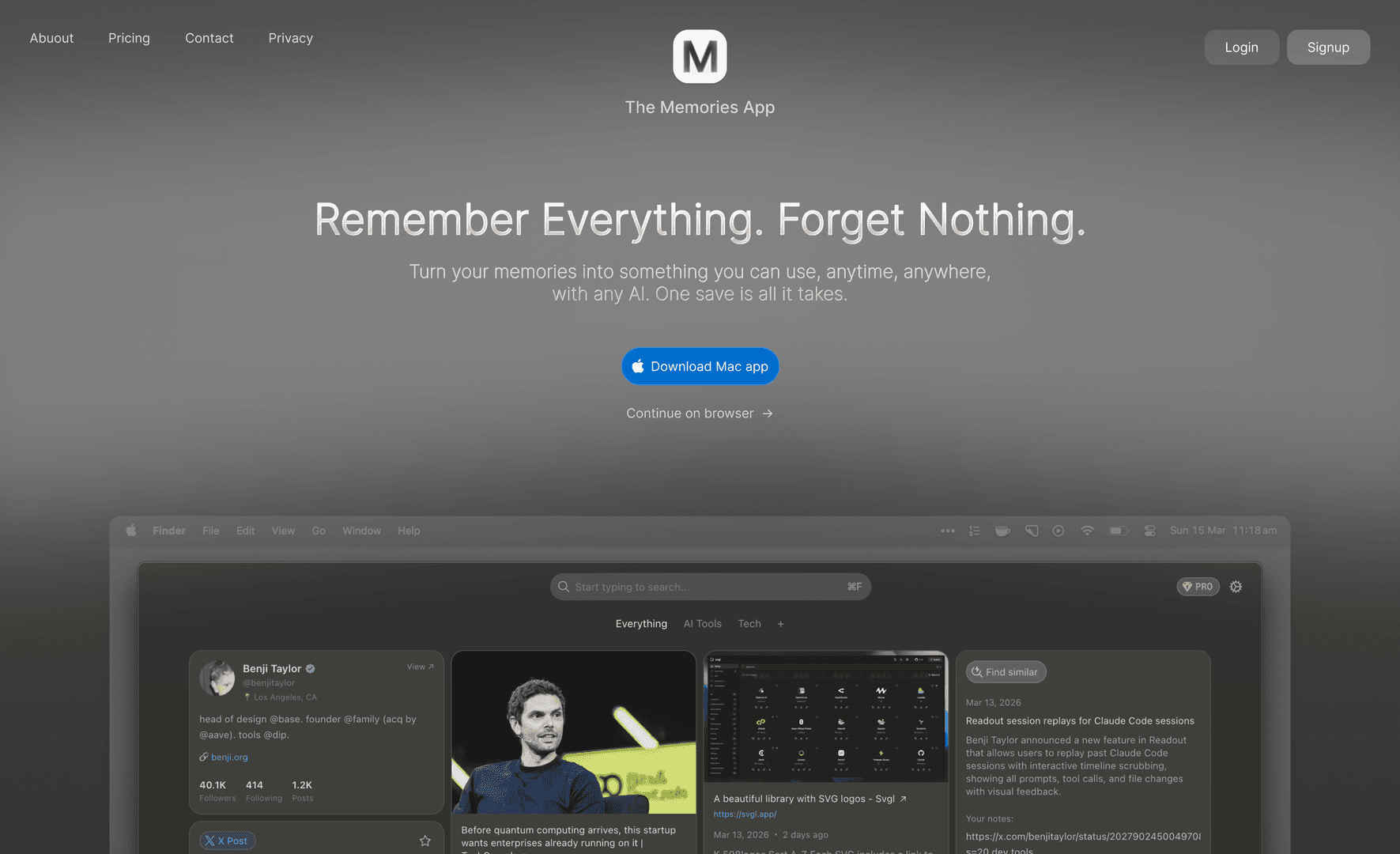 The Memory App image 1
