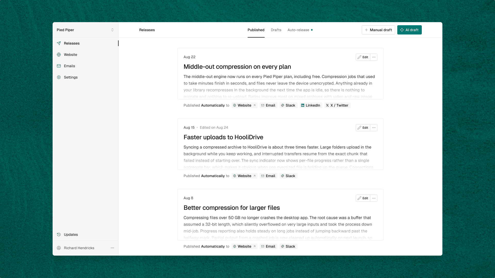 ReleasesHQ image 1
