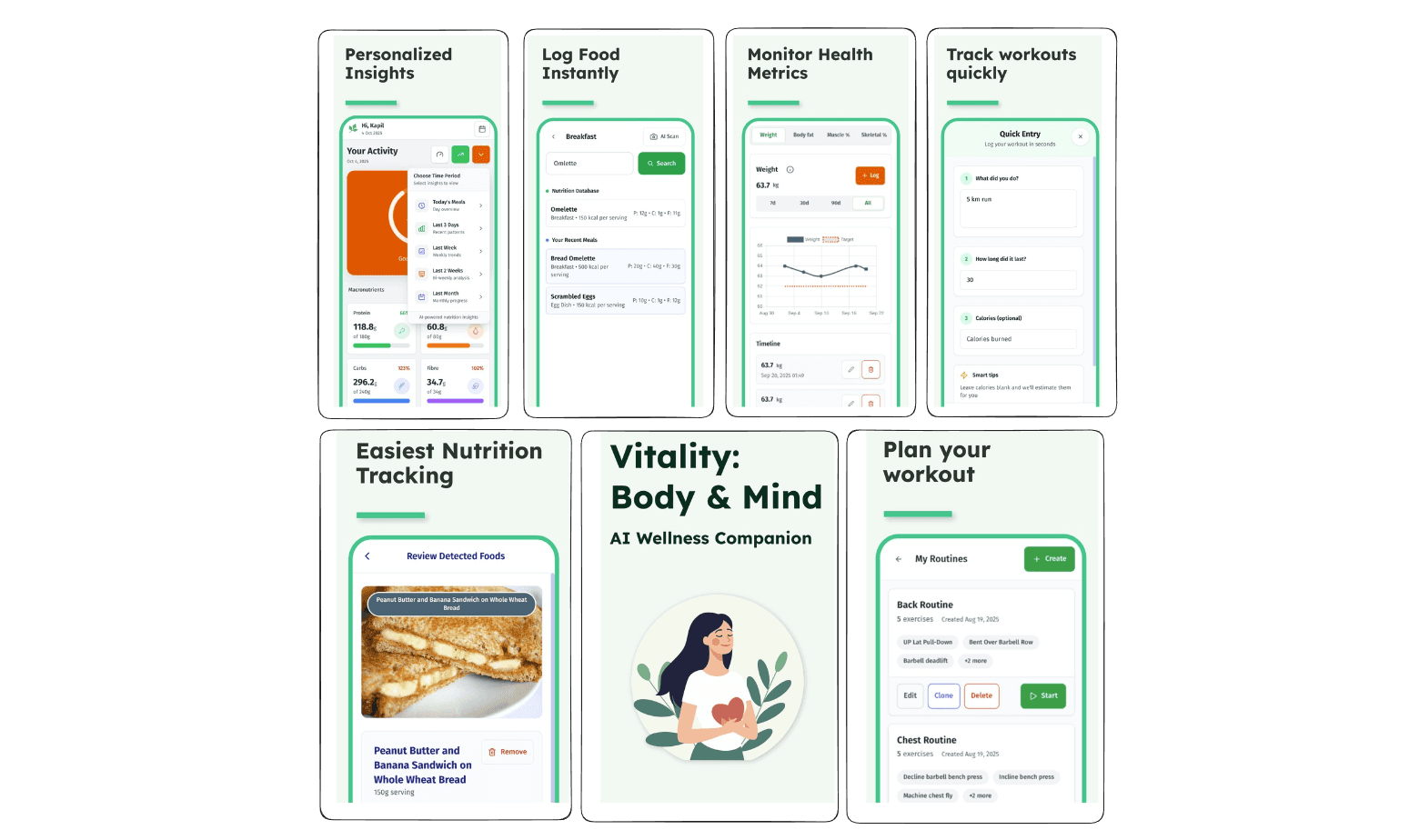 Vitality: Body & Mind - AI Wellness Companion image 1