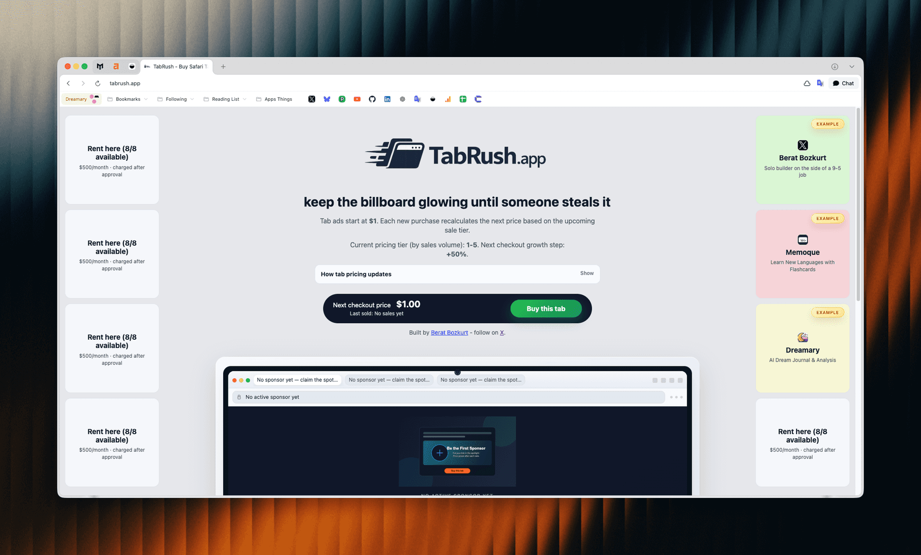 TabRush - Be Fast and Publish Your Ad image 3