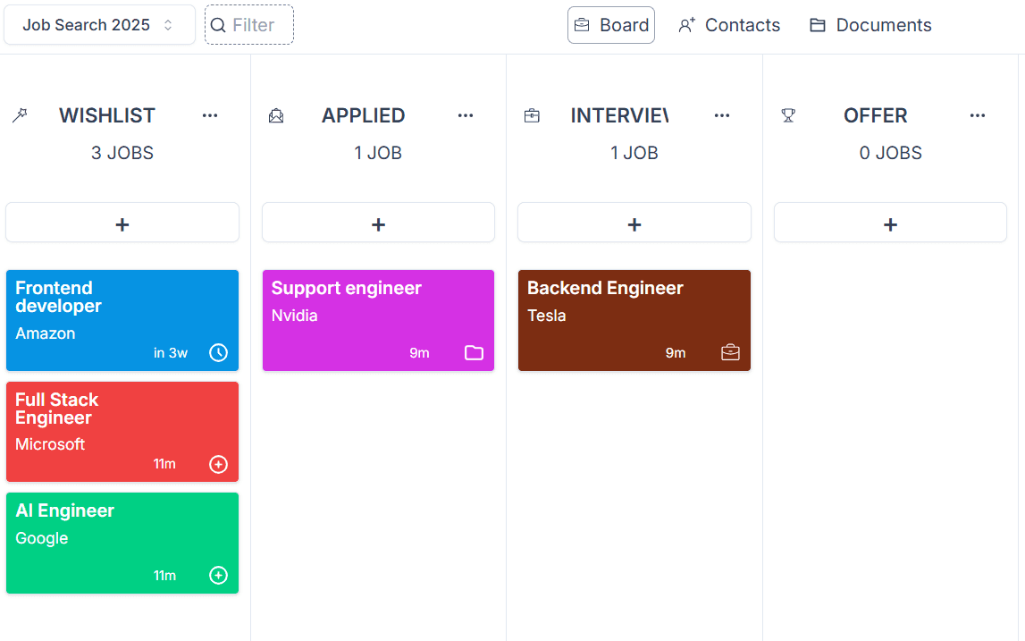 Job Tracker with browser extension image 4