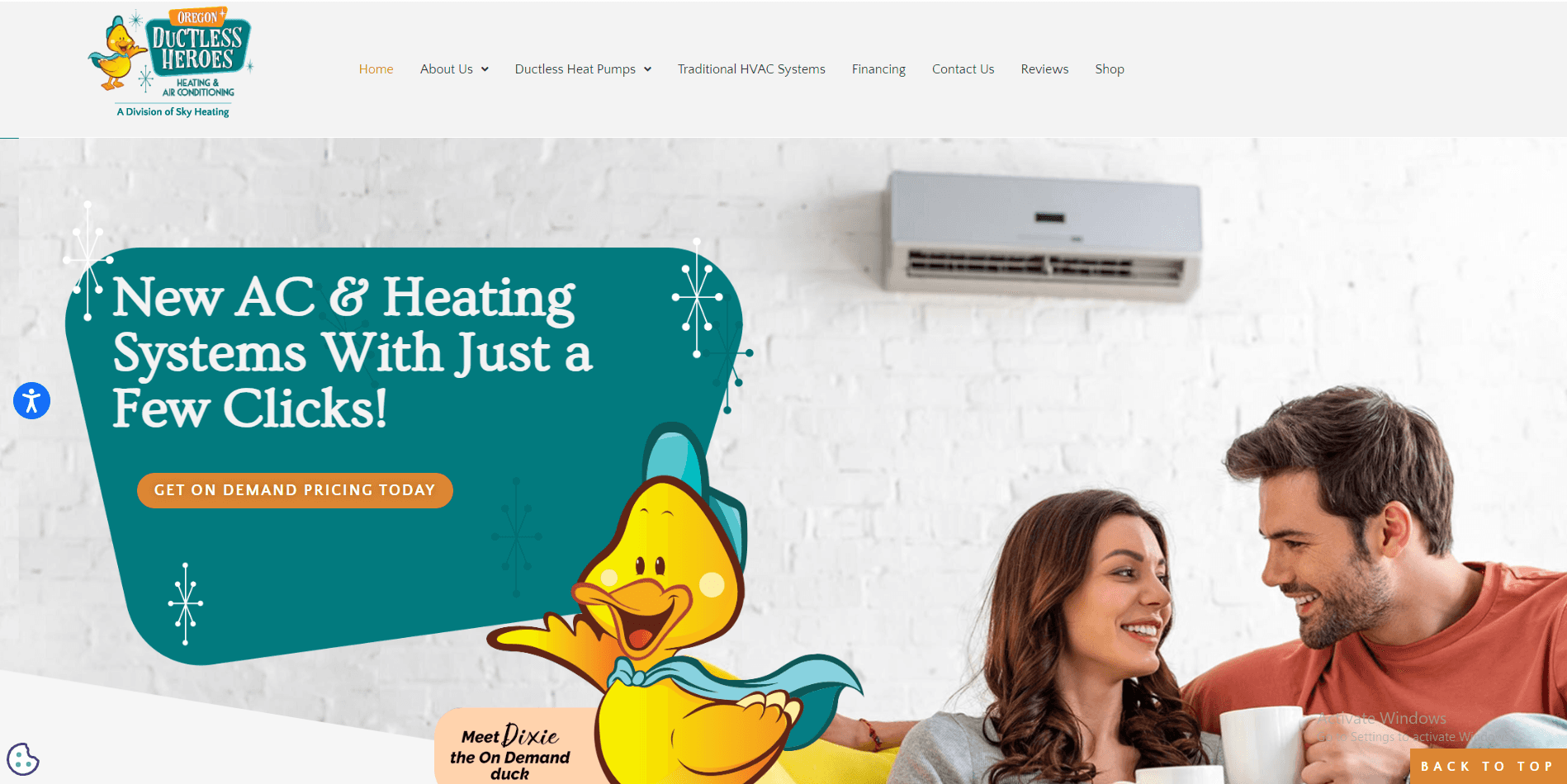 Ductless Heroes Website