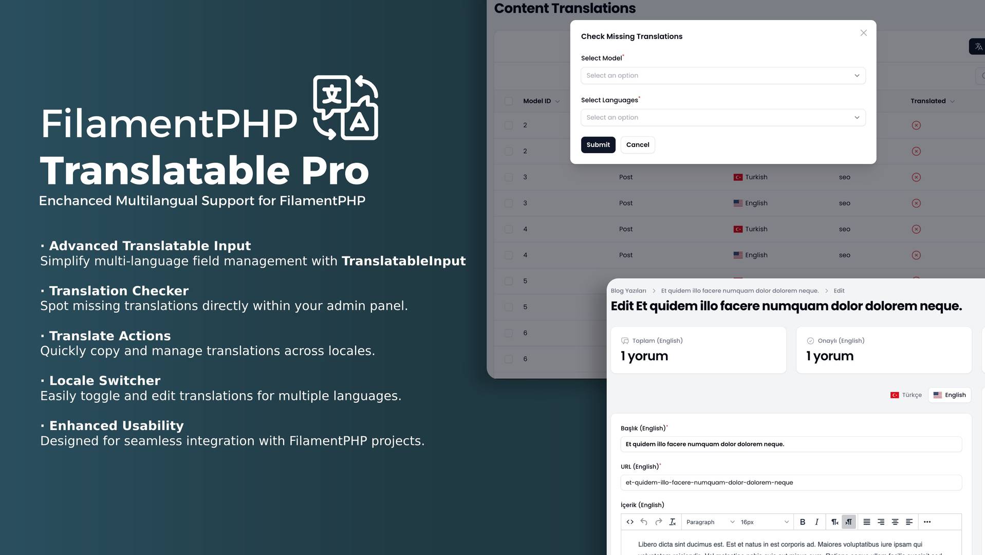 Filament Translatable Pro image 1