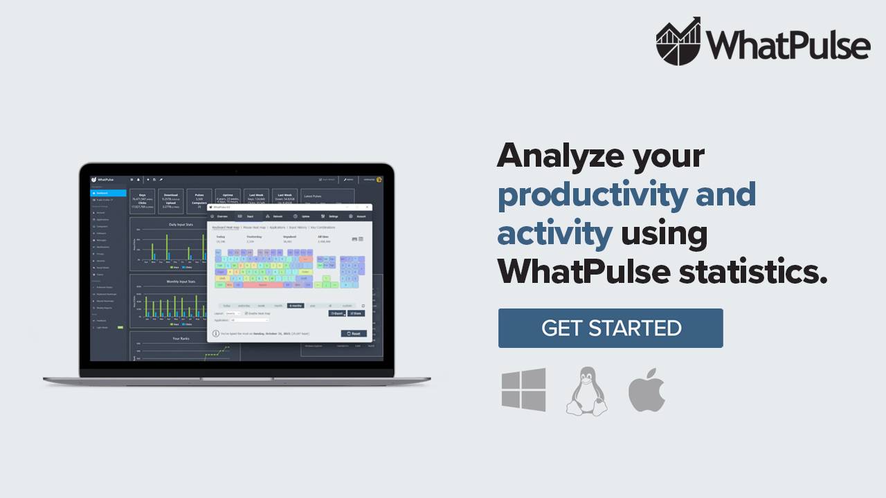 WhatPulse screenshot 1