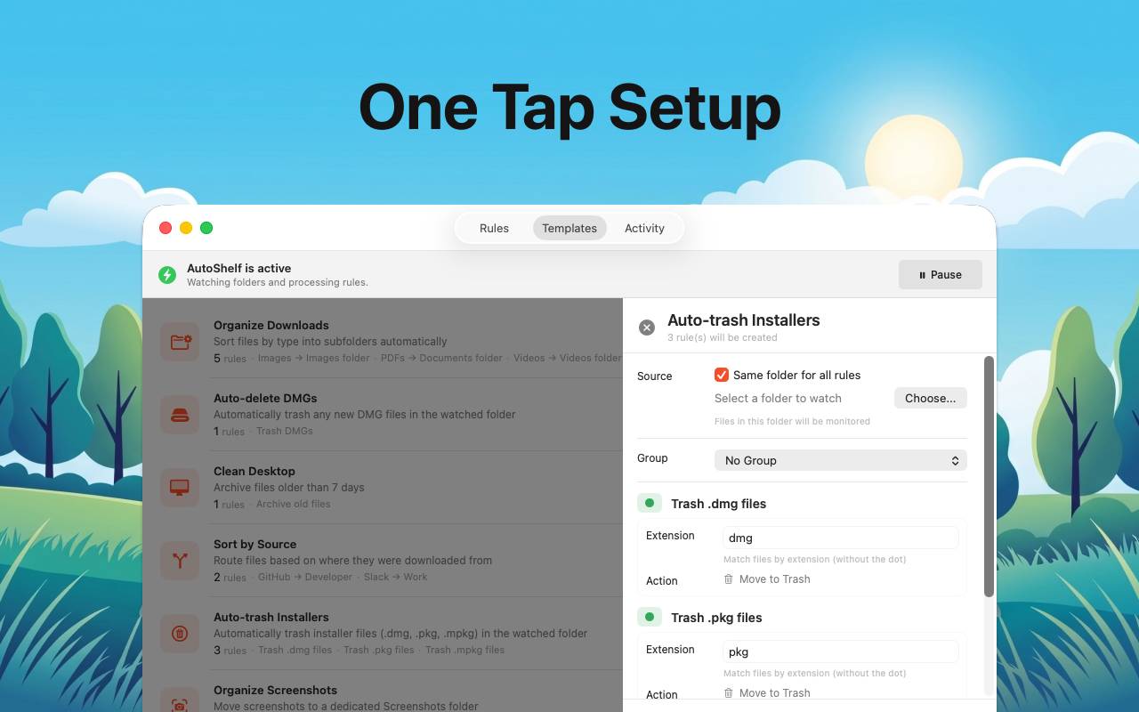 AutoShelf · Your Mac, automatically organized image 5