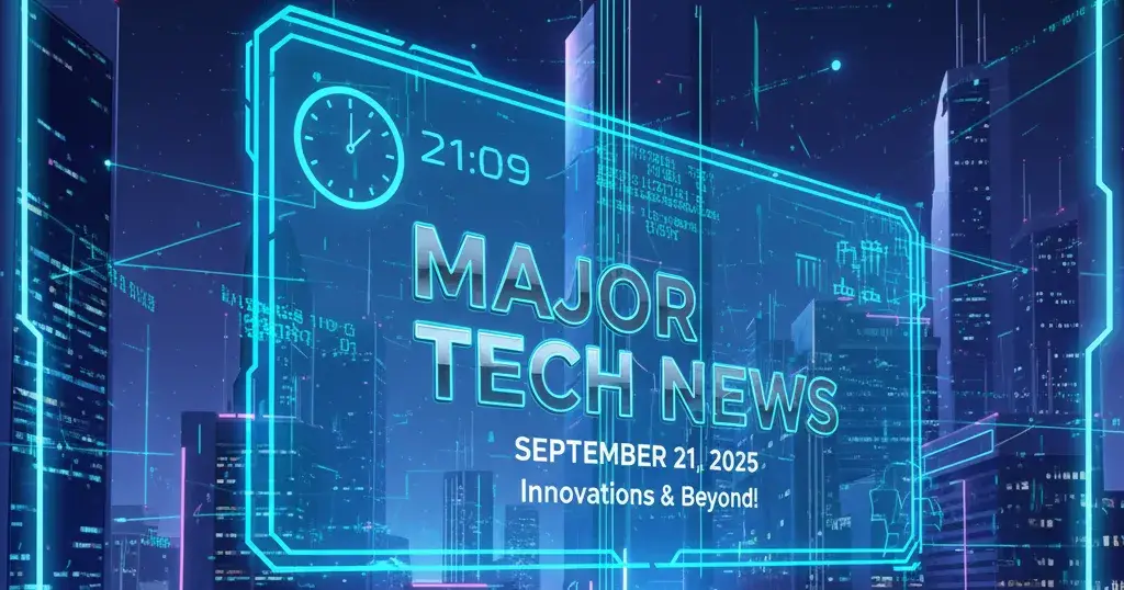 📰 Major Tech News: September 21, 2025