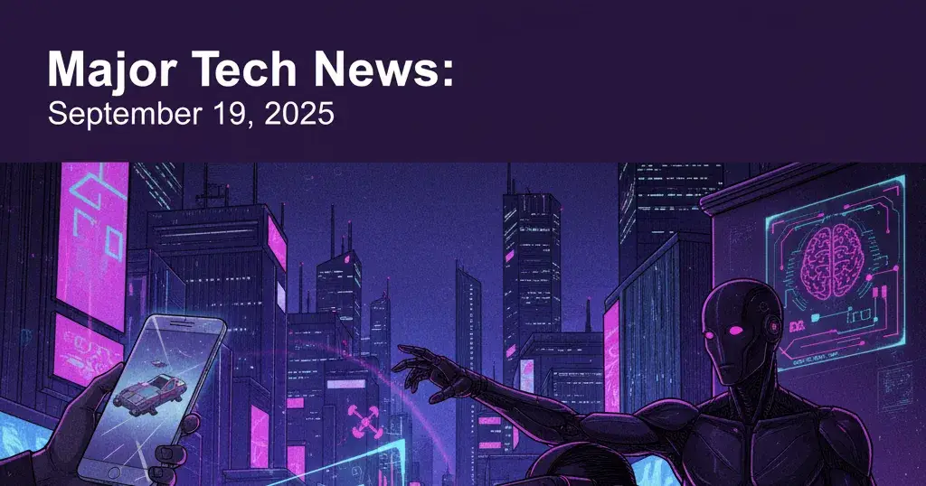 📰 Major Tech News: September 19, 2025