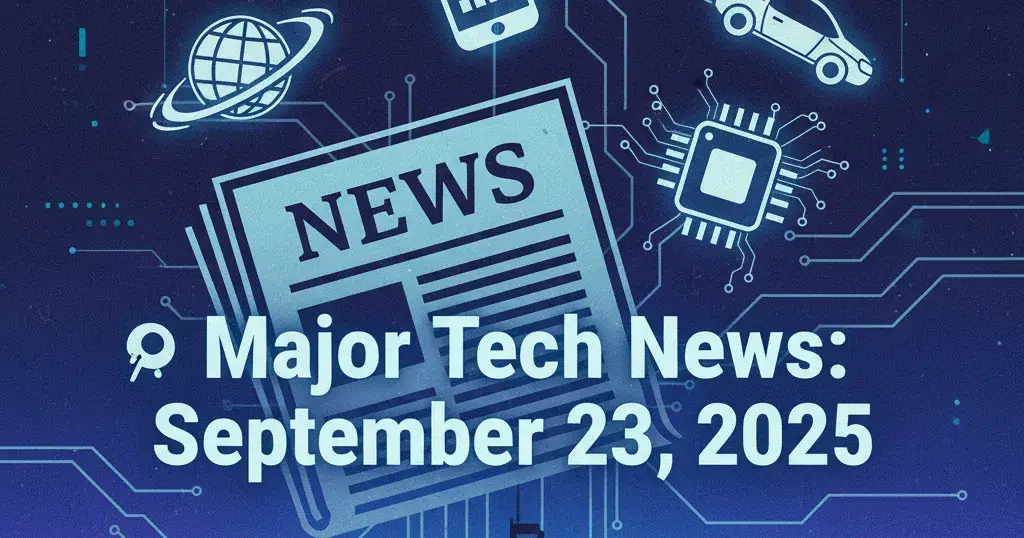 📰 Major Tech News: September 23, 2025