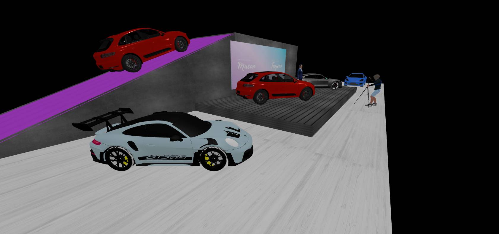 Porsche - Auto Expo 3D Model image 1
