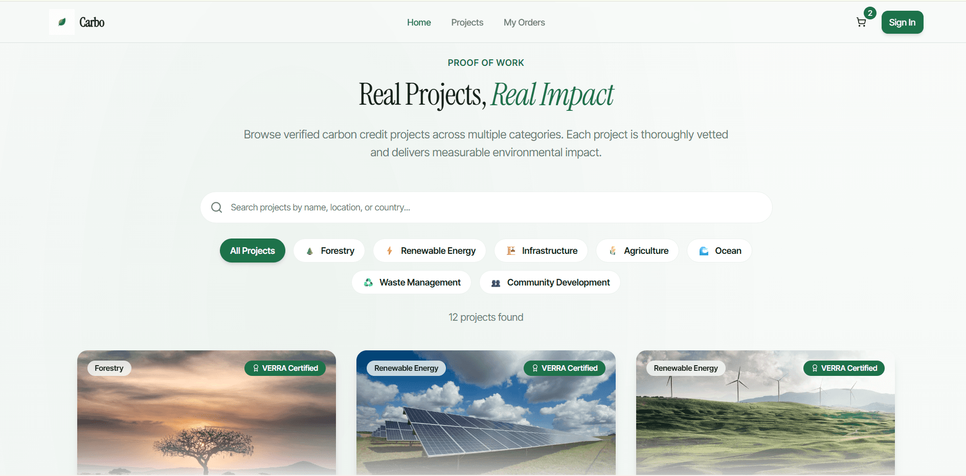 Carbo - Carbon Credit Marketplace image 3